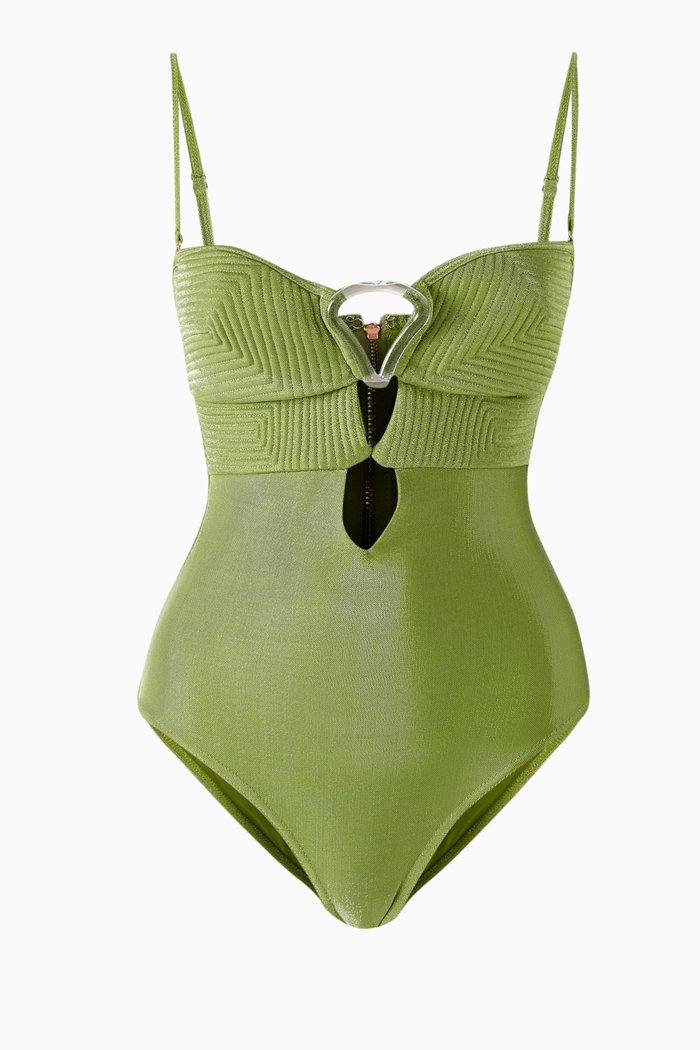 Rhodes One-piece Swimsuit, Green