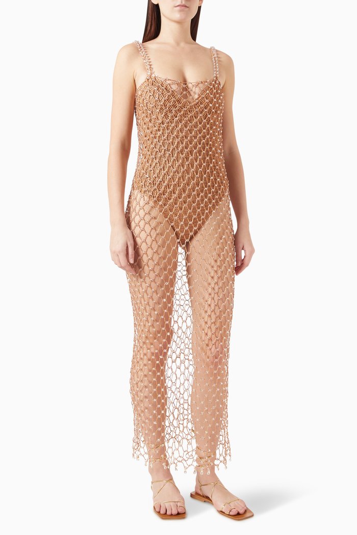 

Aliana Cover Up Kaftan, Metallic