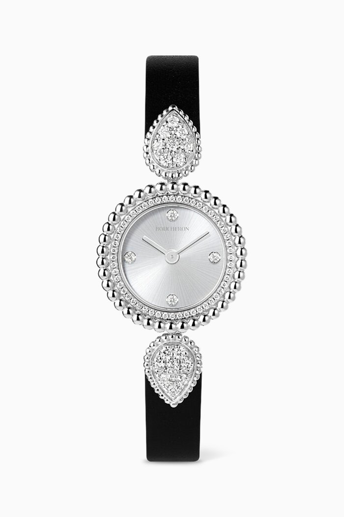 

Serpent Bohème Diamond Watch in Steel, 23mm, Metallic