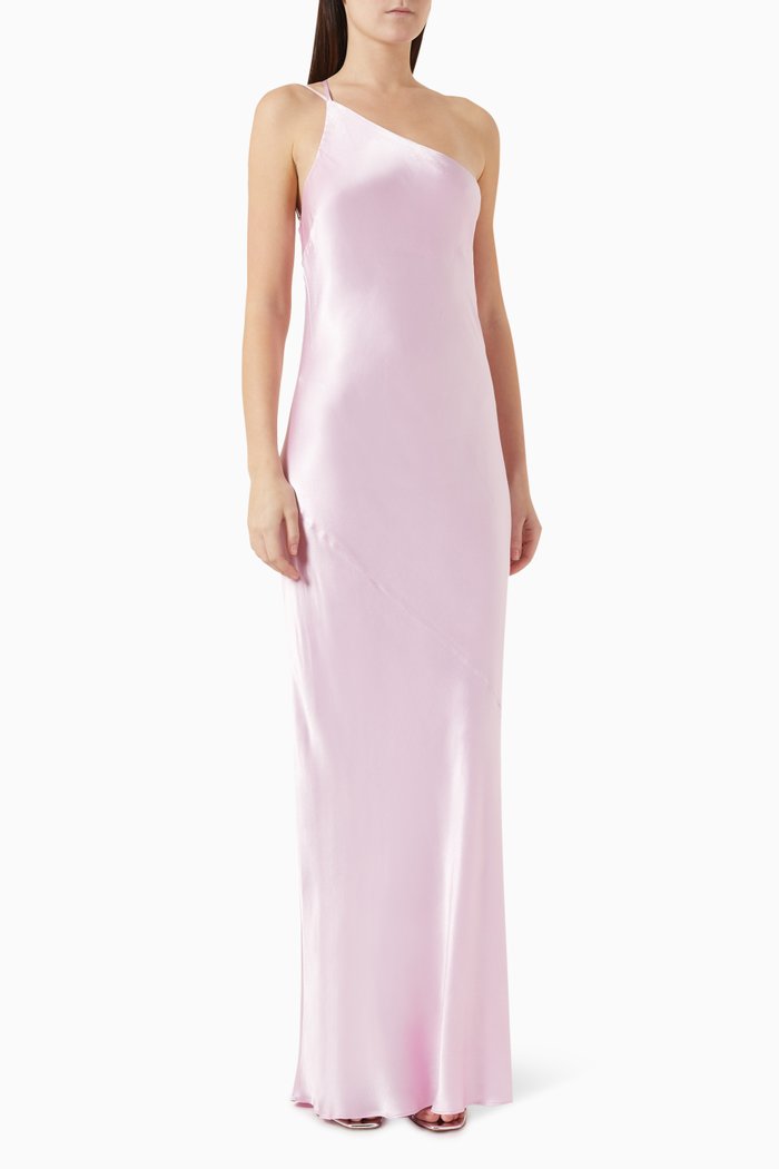 

La Lune One-shoulder Maxi Dress, Pink