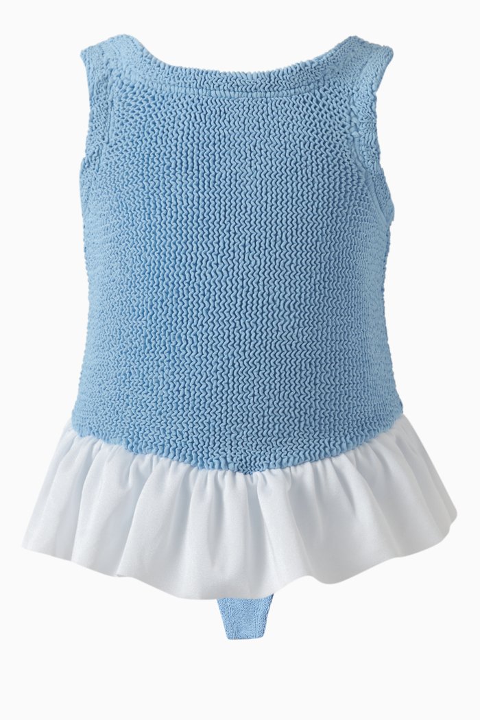 

Baby Denise One-piece Swimsuit in The Original Crinkle™, Blue