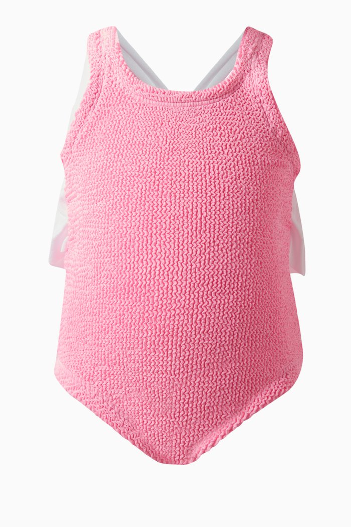 Baby Lara One-piece Swimsuit in The Original Crinkle™, Pink