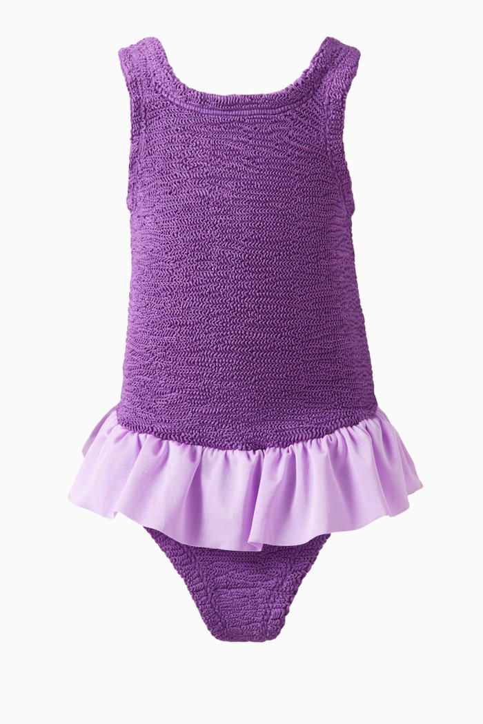 

Baby Duo Denise One-piece Swimsuit in The Original Crinkle™, Purple