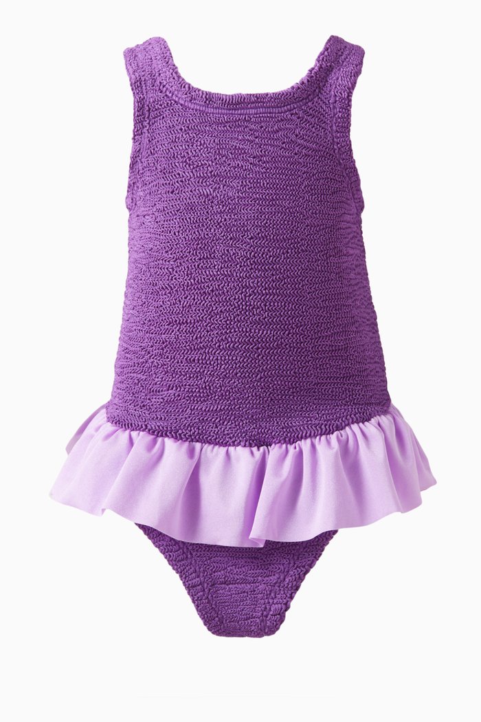 

Kids Duo Denise One-piece Swimsuit in The Original Crinkle™, Purple