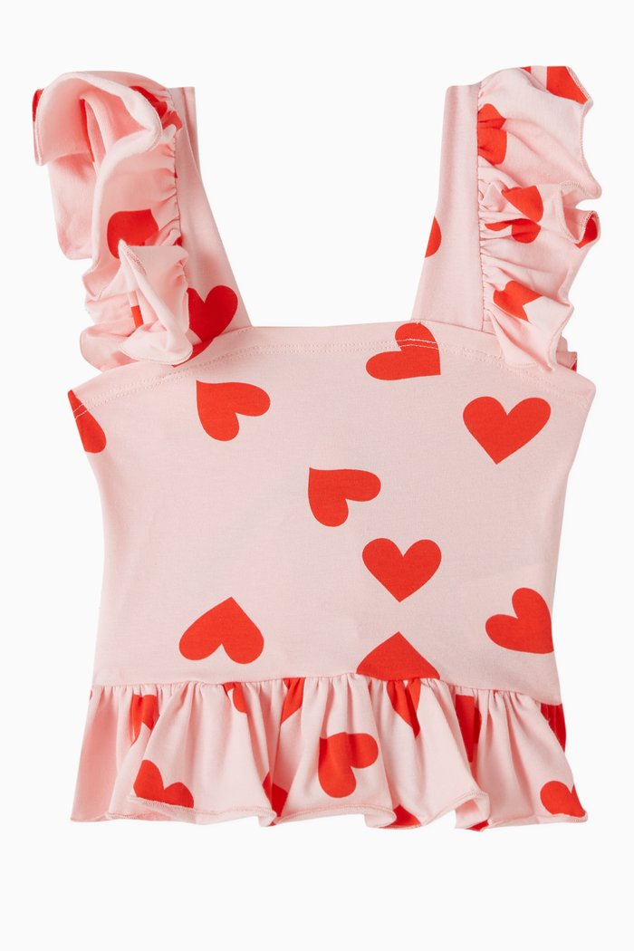 

Beatrix Lovely Top in Organic Cotton, Pink