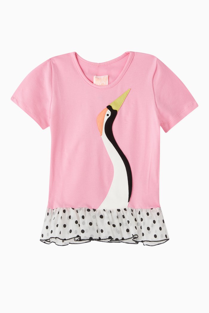 

Elly Tancho T-shirt in Cotton, Pink