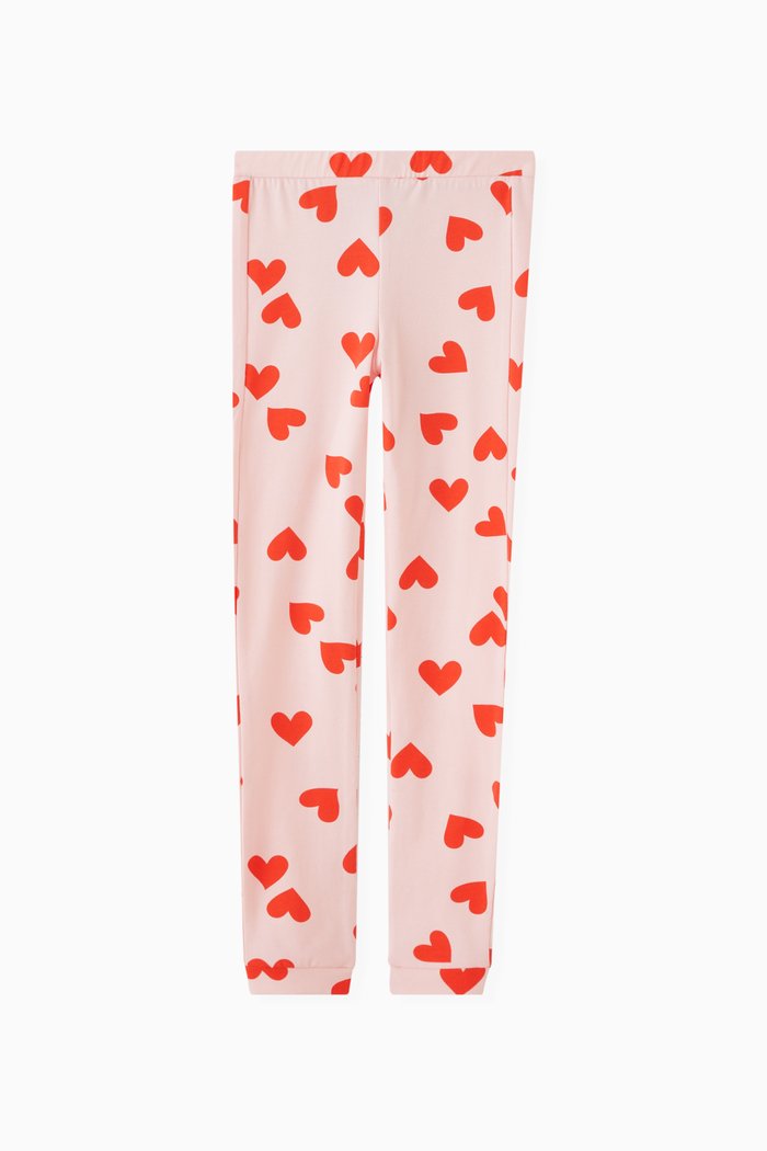 

Camille Lovely Leggings in Organic Cotton, Pink