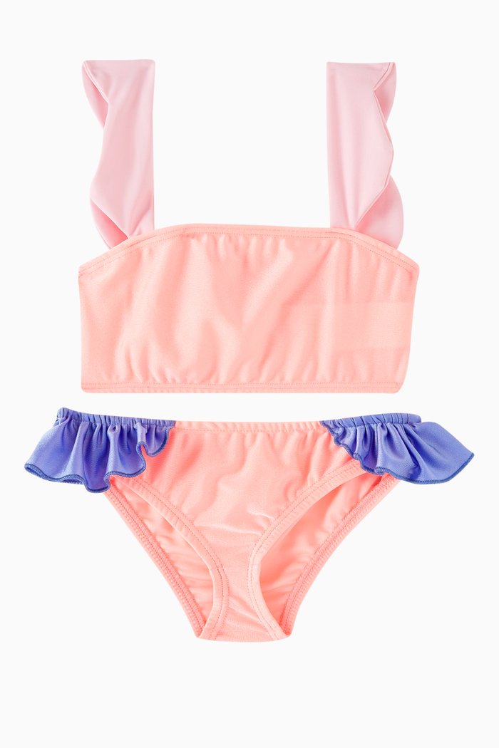 

Vega Bikini in Nylon-lycra Blend, Pink