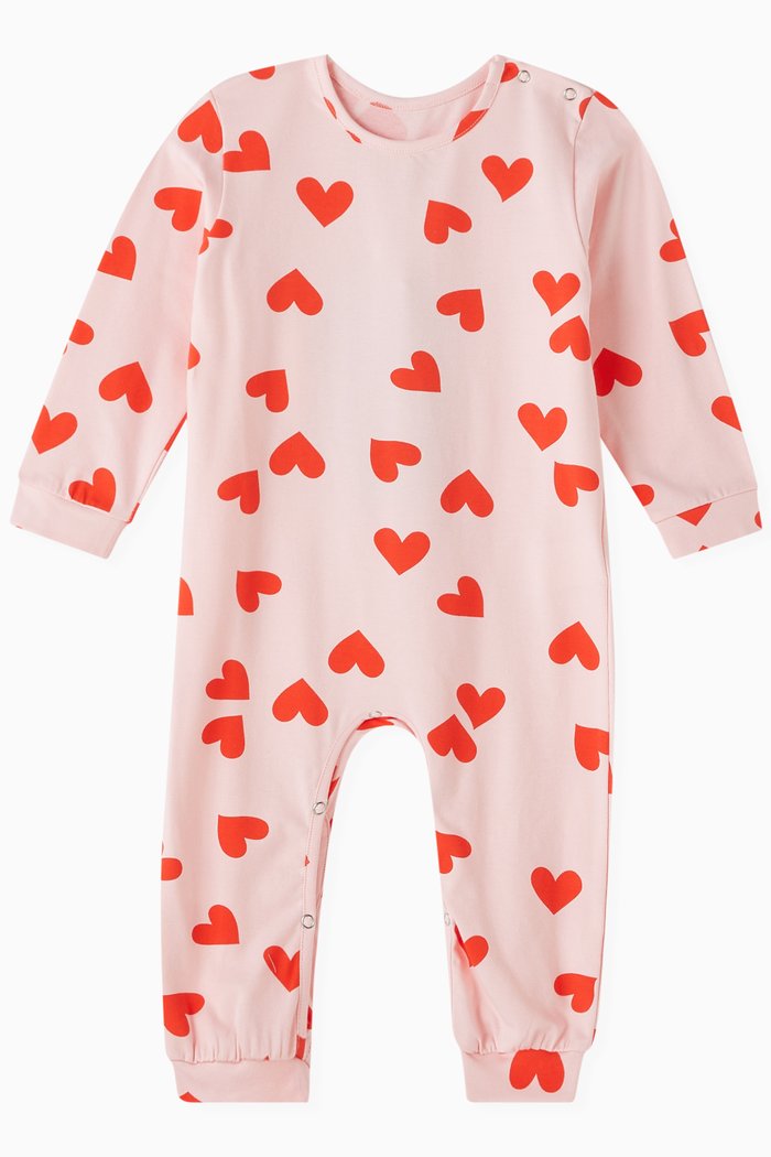 

Dara Lovely Onesie in Organic Cotton, Pink