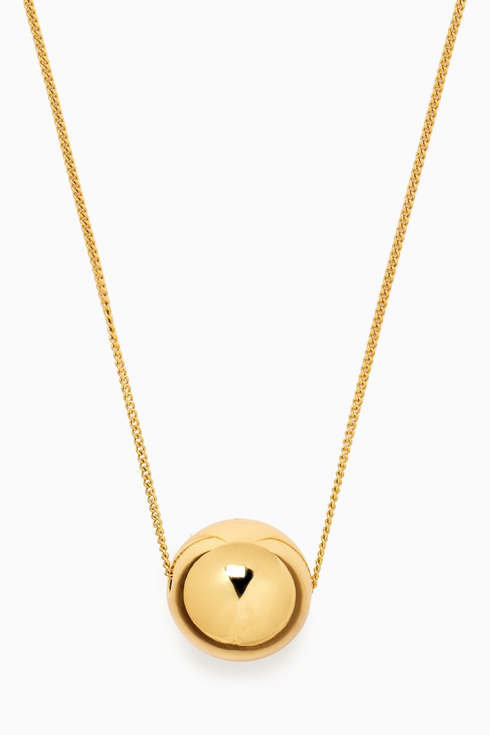 

Aurora Pendant Necklace in 14k Gold Dipped Brass