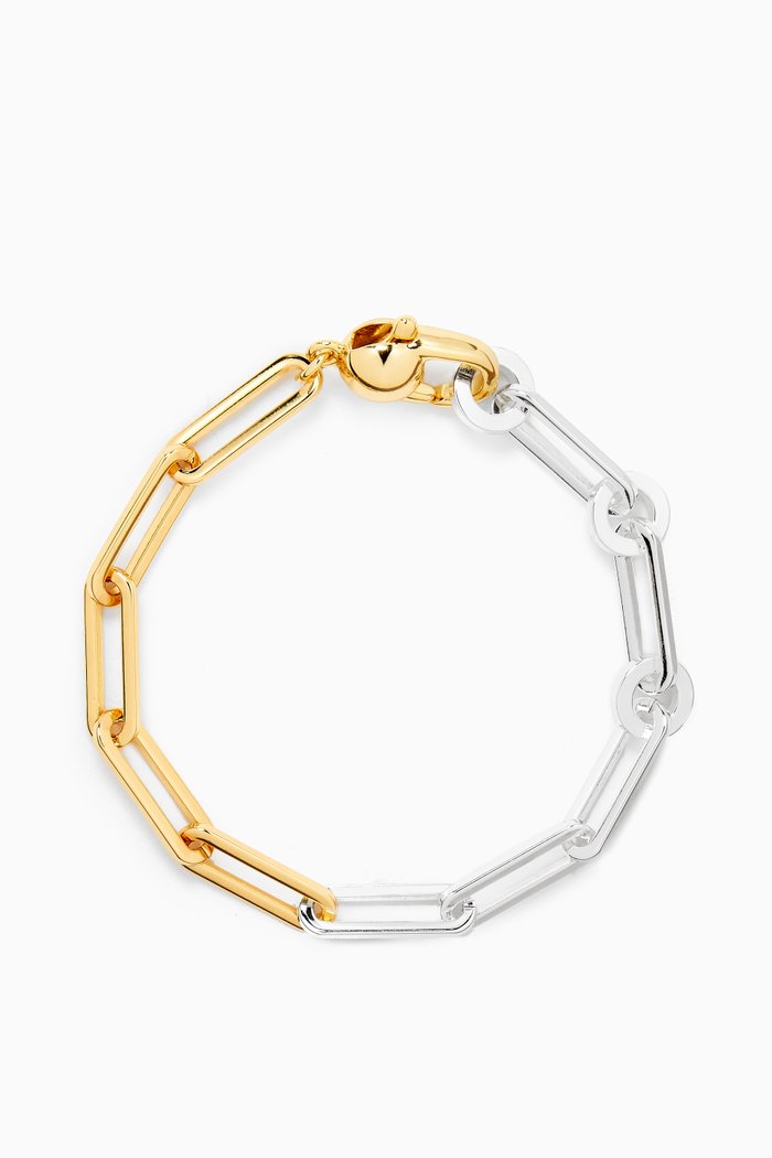 

Andi Slim Bracelet Gold-tone Dipped Brass, Multicolour