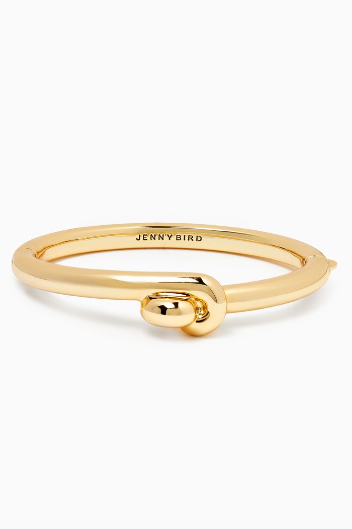 

Andra Knot Cuff in Gold-tone Brass
