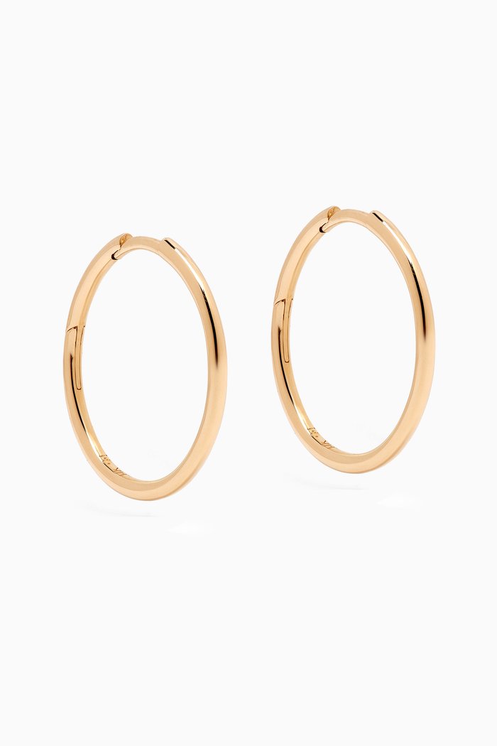 

Medium Hoop Earrings in 14kt Recycled Gold, Yellow