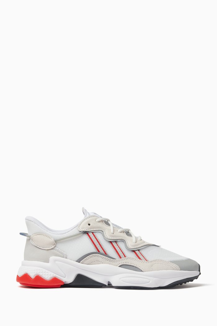

Ozweego Sneakers in Mesh & Suede, Multicolour
