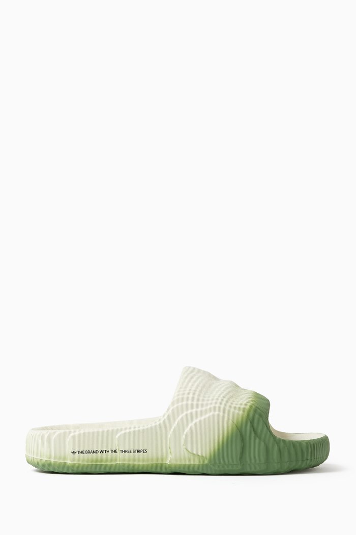 Adilette 22 Slides in Bio-based EVA, Green