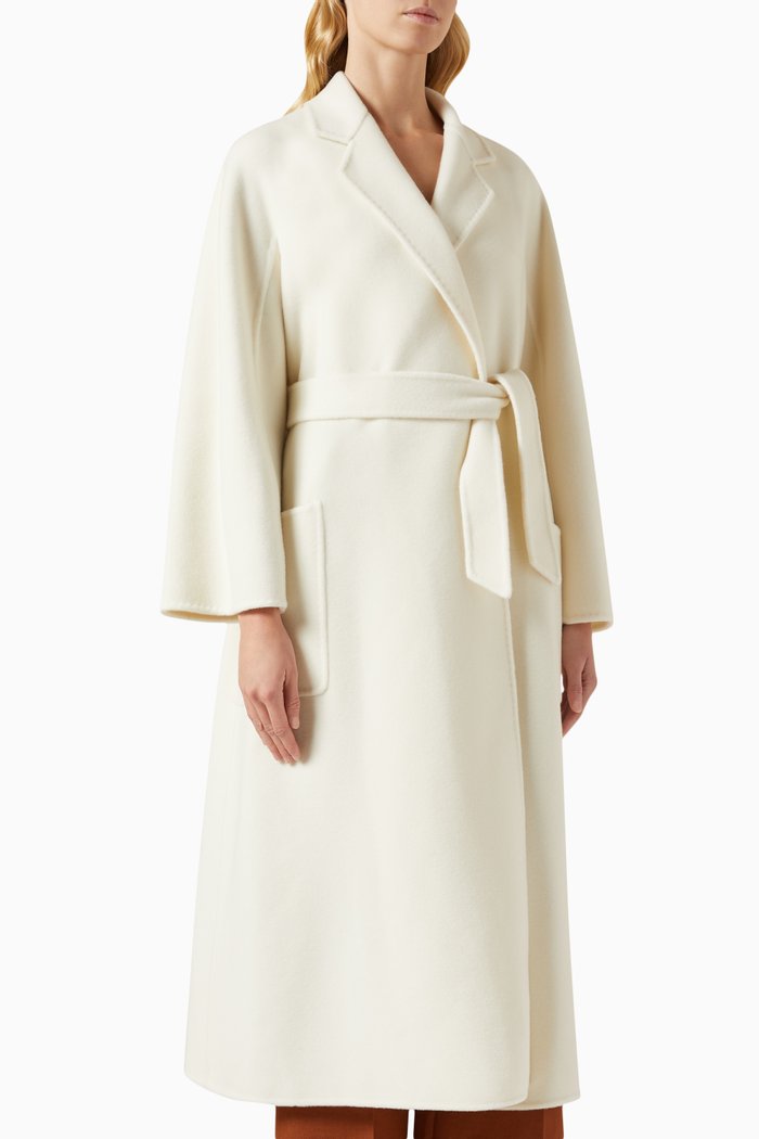 

Ludmilla Icon Coat in Cashmere, White