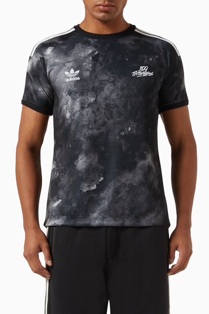 

x 100 Thieves T-shirt in Jersey, Grey