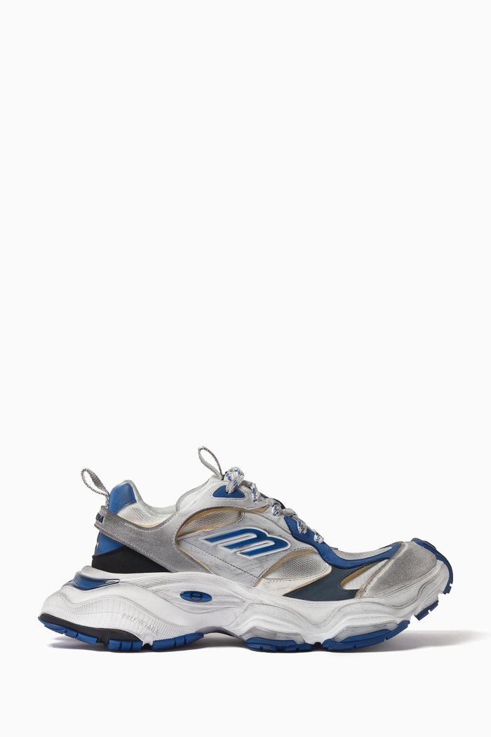 

Cargo Sneakers in Vegan Leather, Grey