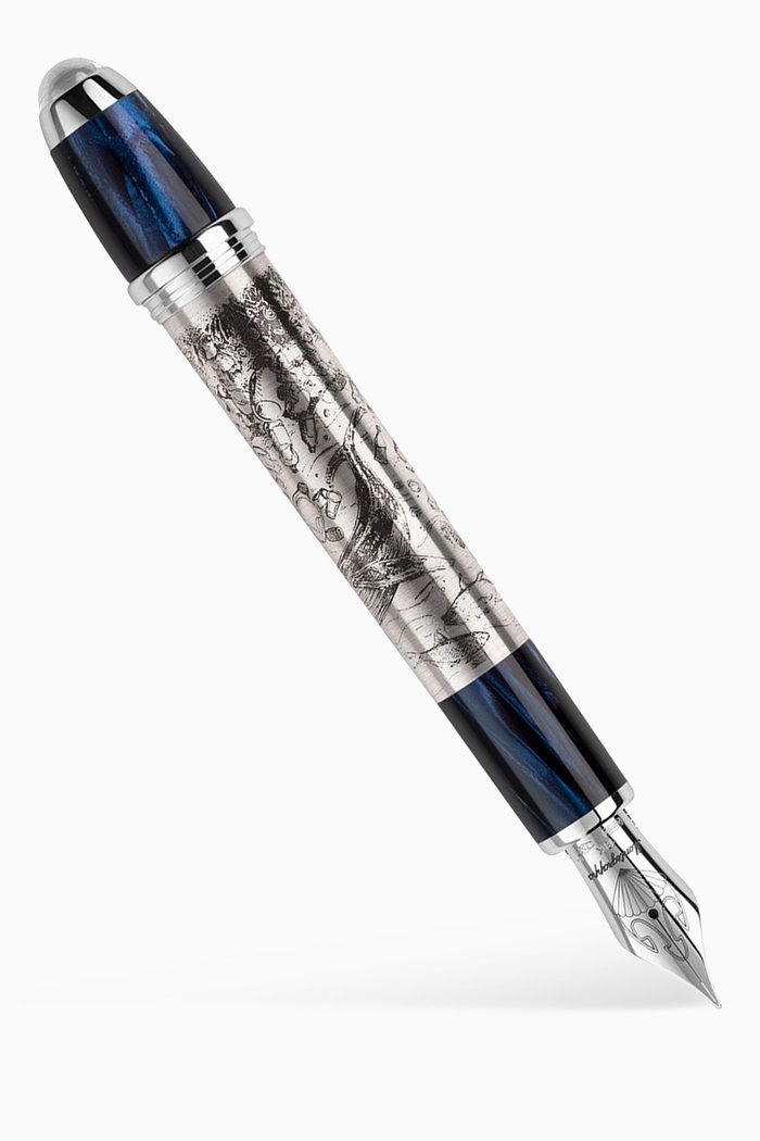 

Fondation Prince Albert II de Monaco Fountain Pen, Silver