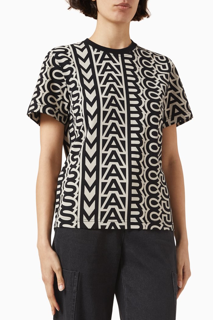 

Monogram Baby T-shirt in Cotton, Black