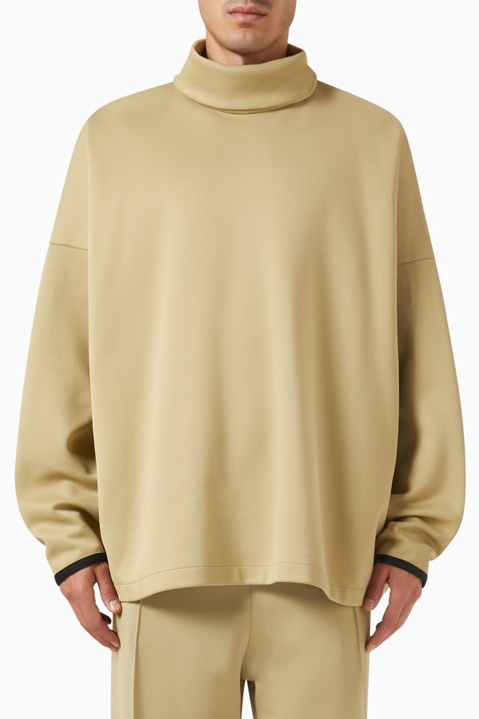 

Sport High-neck Top in Nylon-blend, Neutral