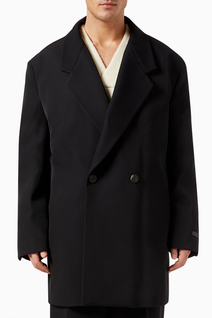 

California Blazer in Twill, Black