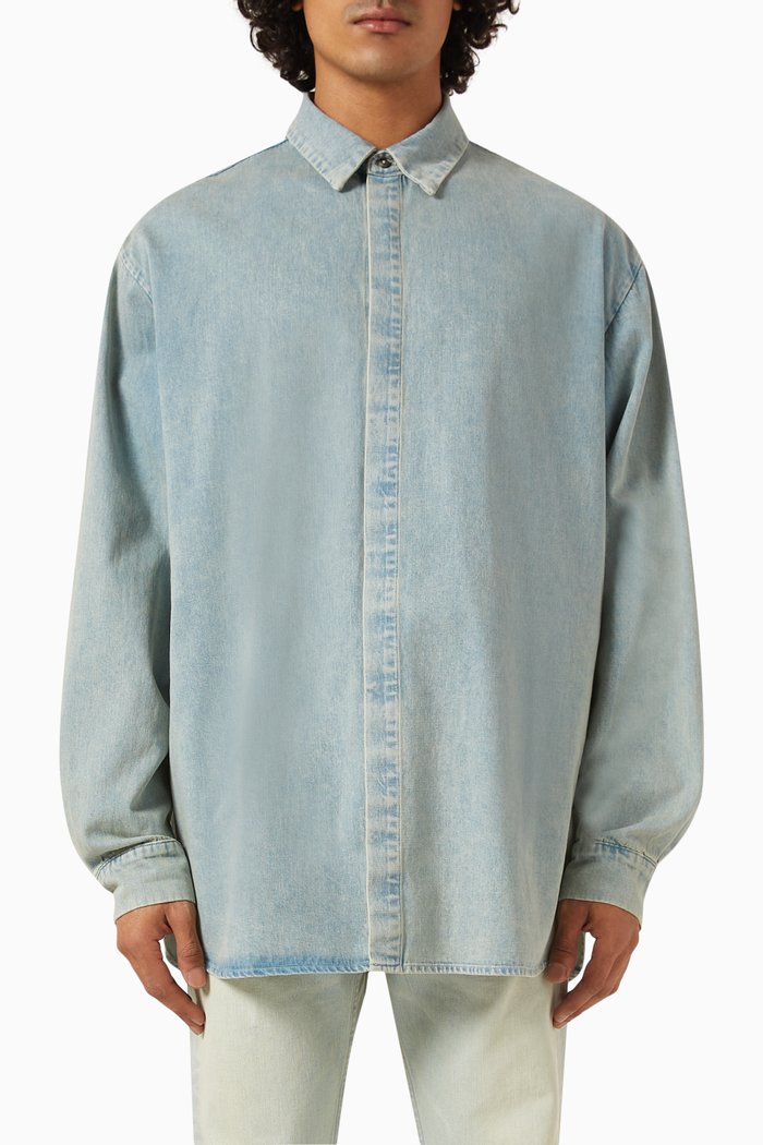 

Collection 8 Shirt in Denim, Blue