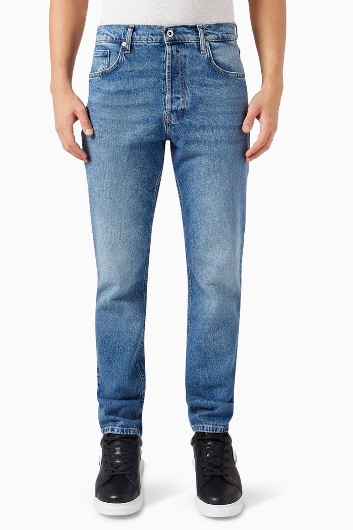 

KLJ Tapered-fit Jeans in Denim, Blue