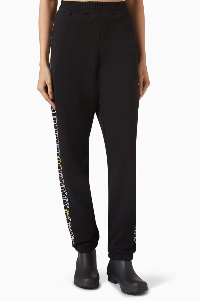 

K/Ikonik Outline Sweatpants in Organic Cotton, Black