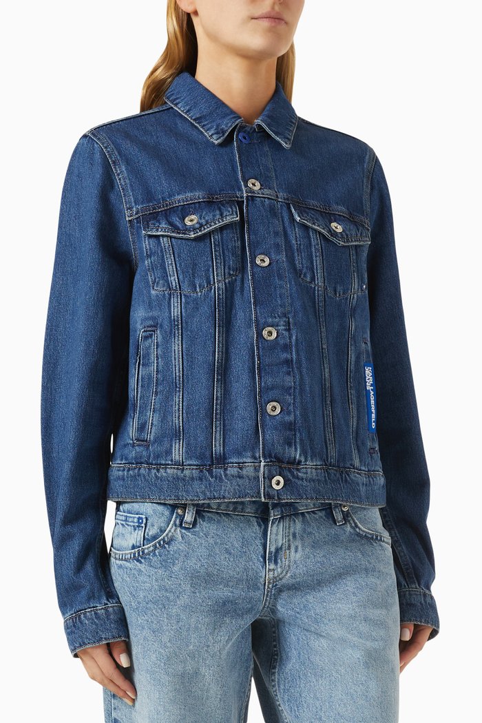 

KLJ Sherpa Denim Jacket, Blue