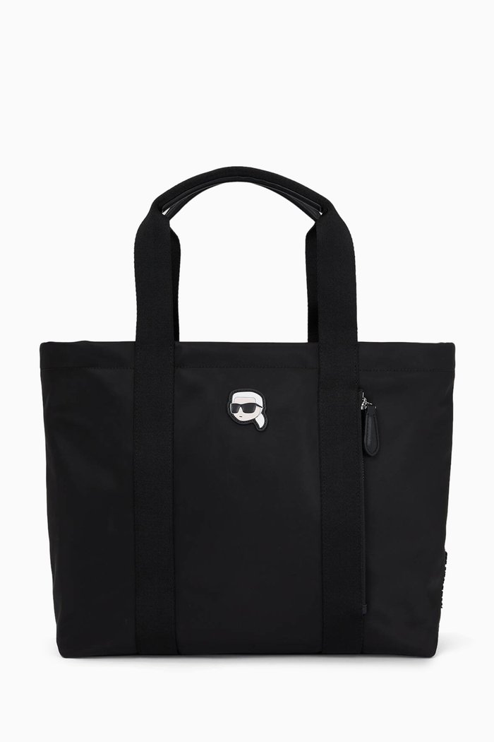 

K/Ikonik 20 Tote Bag in Recycled Nylon, Black