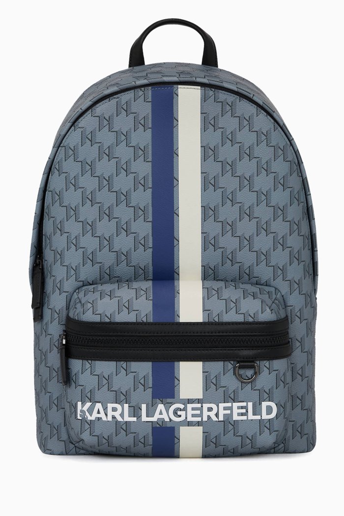 

K/monogram Klassik Backpack in Canvas, Grey