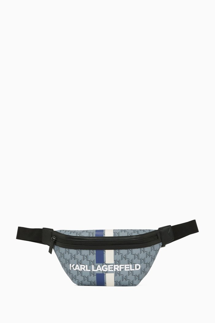 

K/monogram Klassik Belt Bag in Canvas, Grey