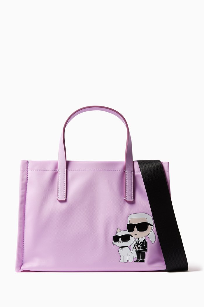 

K/Ikonik Tote Bag in Nylon, Purple