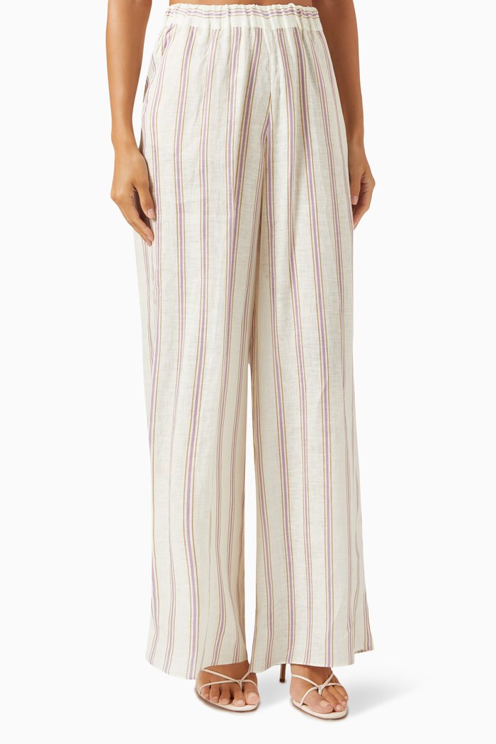 

San Benito Pants in Linen, Neutral
