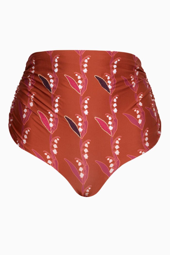 

Victoria Reversible Bikini Briefs in Lycra, Brown