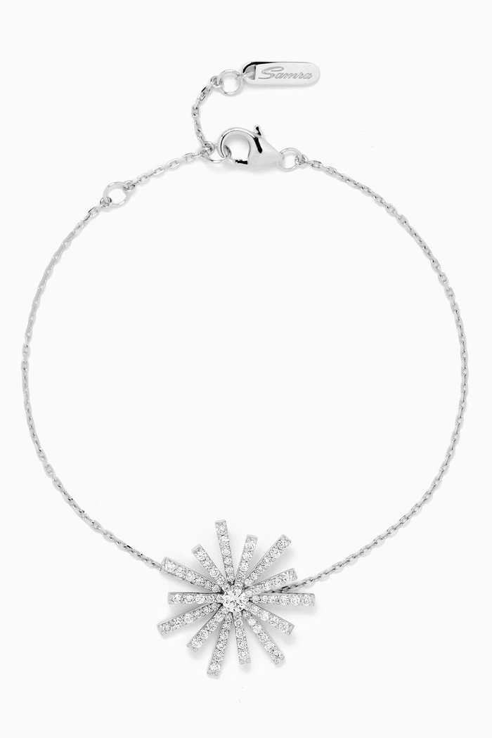 

Daw Diamond Bracelet in 18kt White Gold, Silver