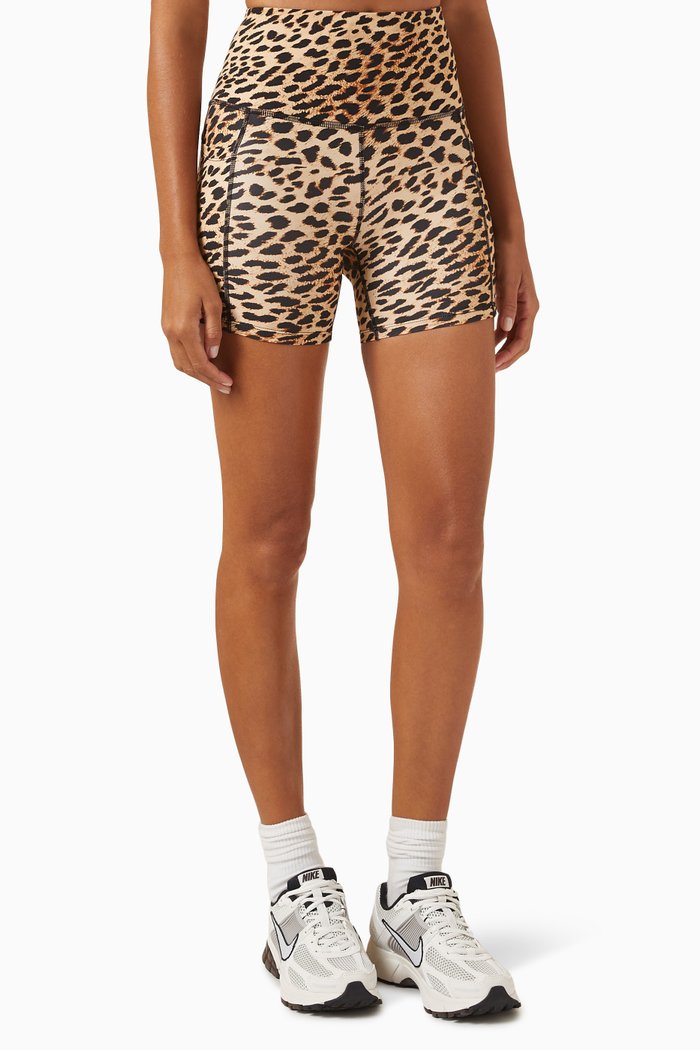 

Recalibrate Print 5" Biker Shorts in Stretch Nylon, Multicolour