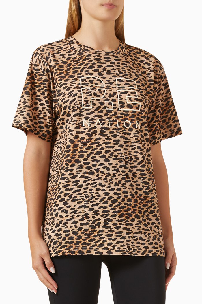 

Heads Up T-shirt in Organic Cotton, Multicolour
