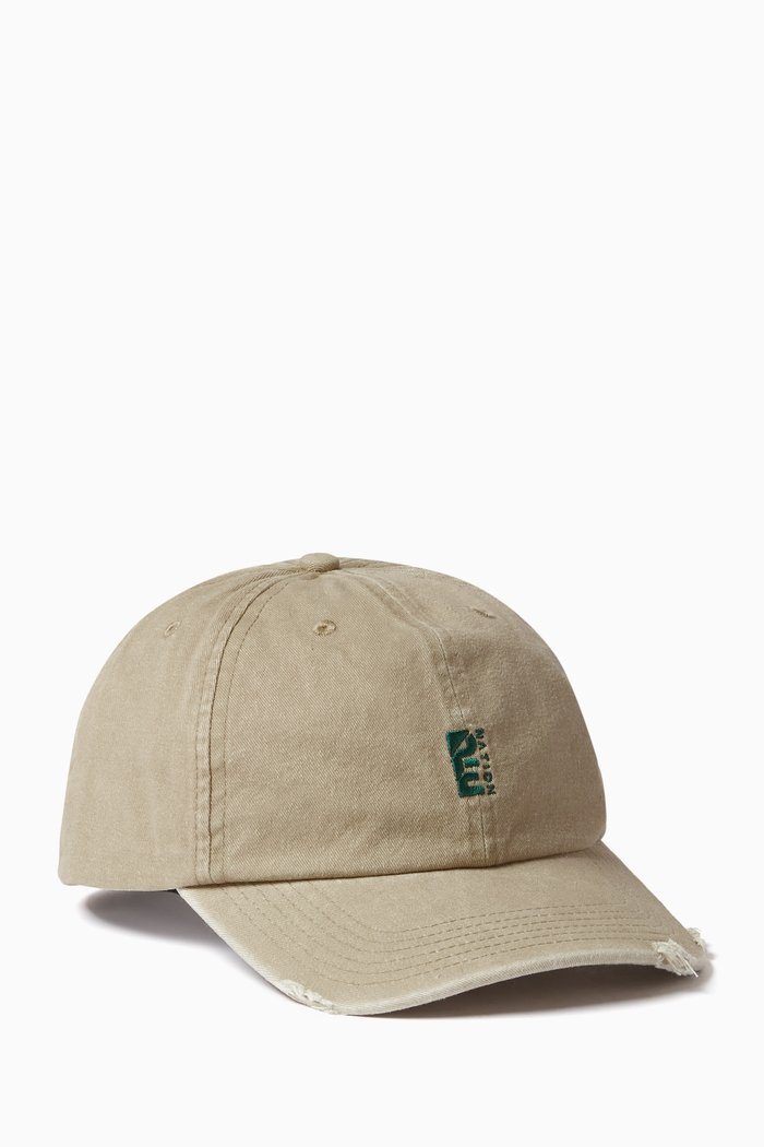

Pioneer Logo Cap in Cotton, Neutral