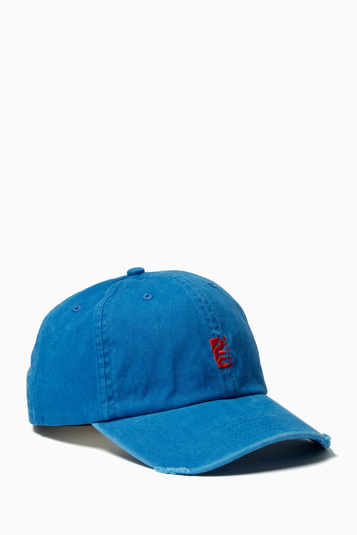 

Pioneer Logo Cap in Cotton, Blue