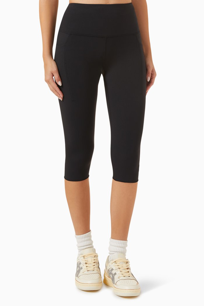 

Recalibrate 3/4 Leggings in Nylon, Black