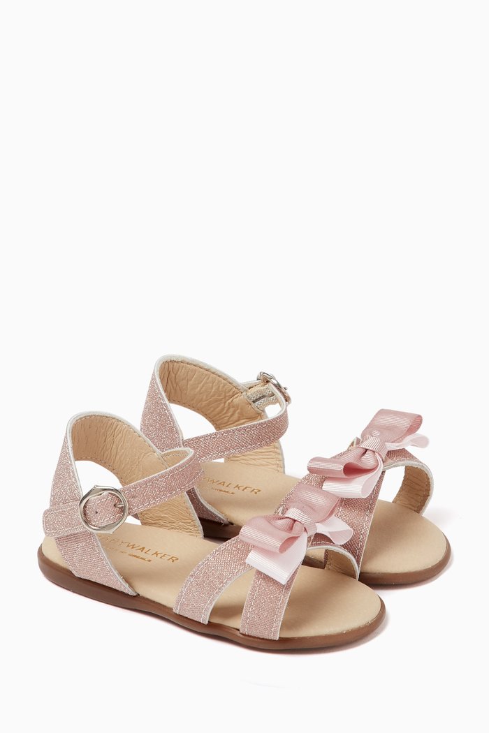 

Bow Embellished Sandals, Pink