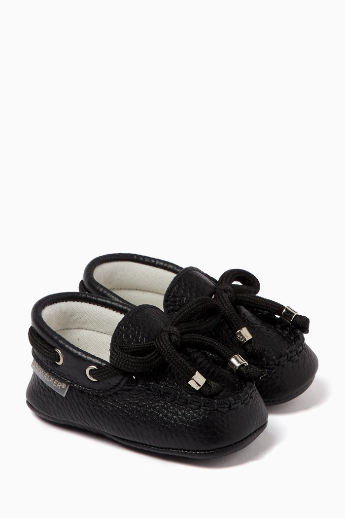 

Bow-embellished Loafers in Leather, Black