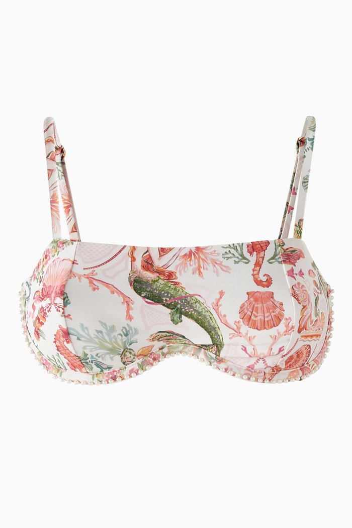 

Asterin Bikini Top, White