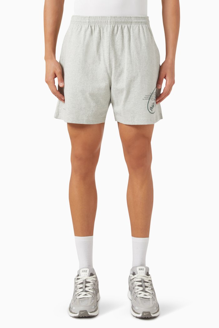 

Museum Hours Sweatshorts in Cotton, Grey