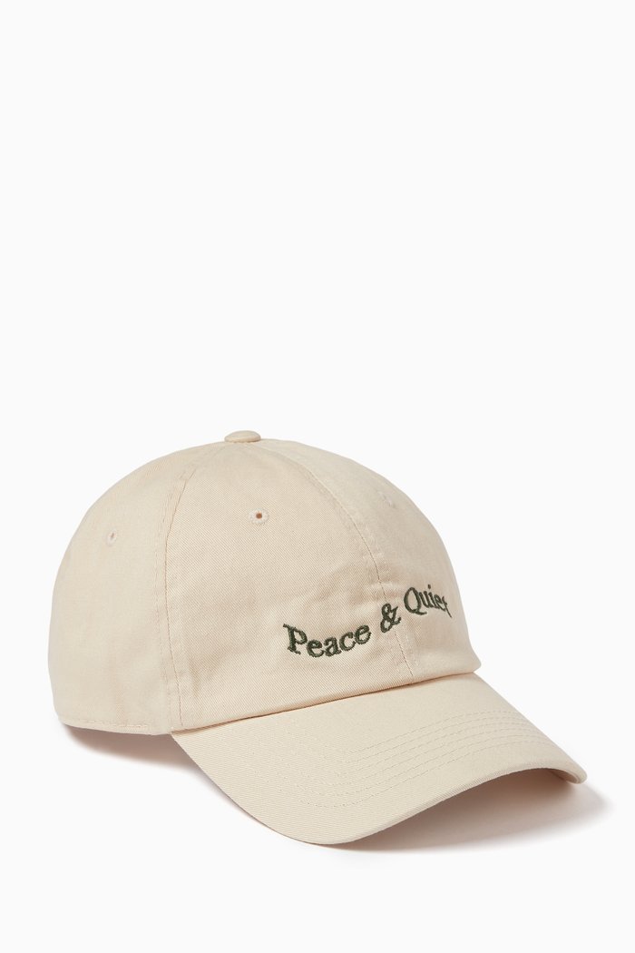 

Wordmark Dad Baseball Hat in Cotton, Neutral