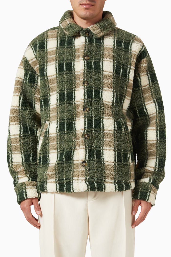 

Ranch Jacket in Sherpa Fleece, Multicolour