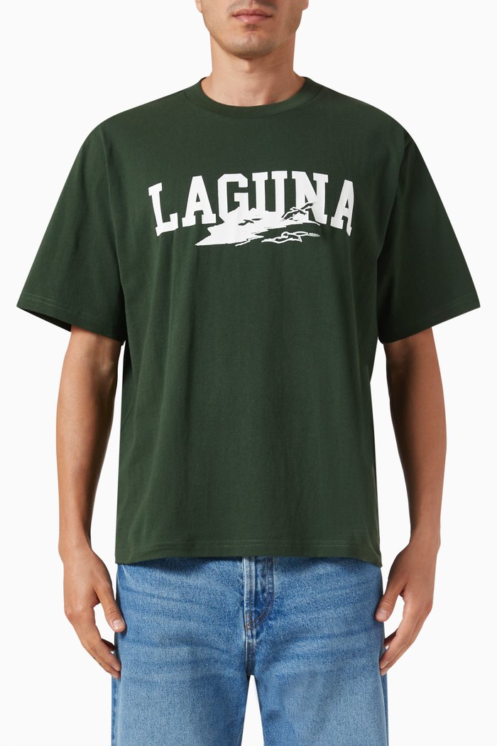 

Laguna T-shirt in Cotton, Green