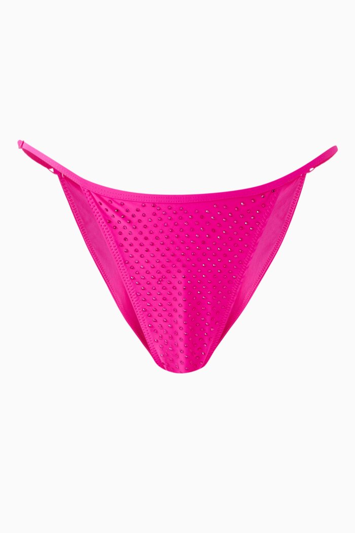 

Perfect Fit Crystal Bikini Bottoms, Purple